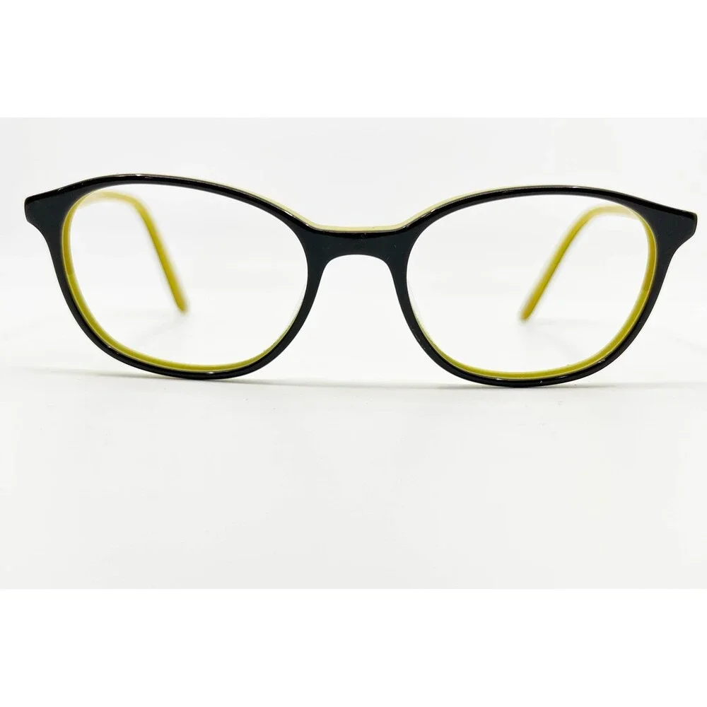 Calvin Klein Eyeglasses Frames Womens Black Yellow CK5878 49-18-140